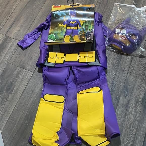 LEGO BATGIRL Costume GIRLS SIZE 7 -8 - Picture 4 of 7